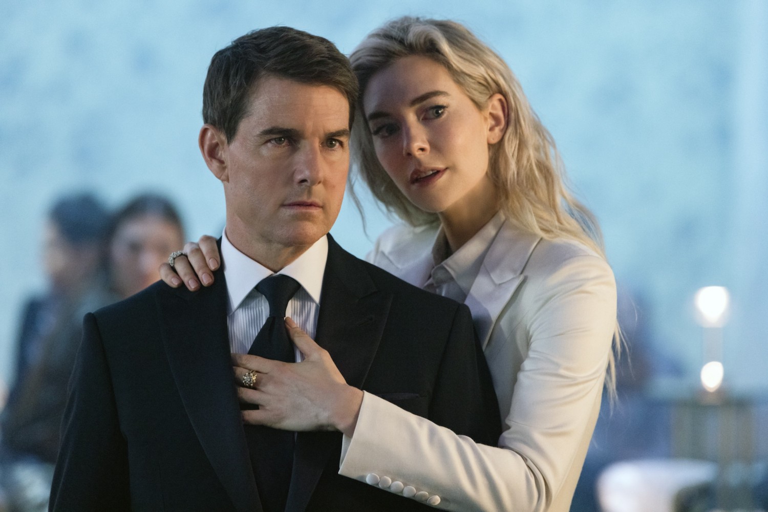 MISSION: IMPOSSIBLE - DEAD RECKONING PART ONE, (aka MISSION: IMPOSSIBLE 7), from left: Tom Cruise, Vanessa Kirby, 2023