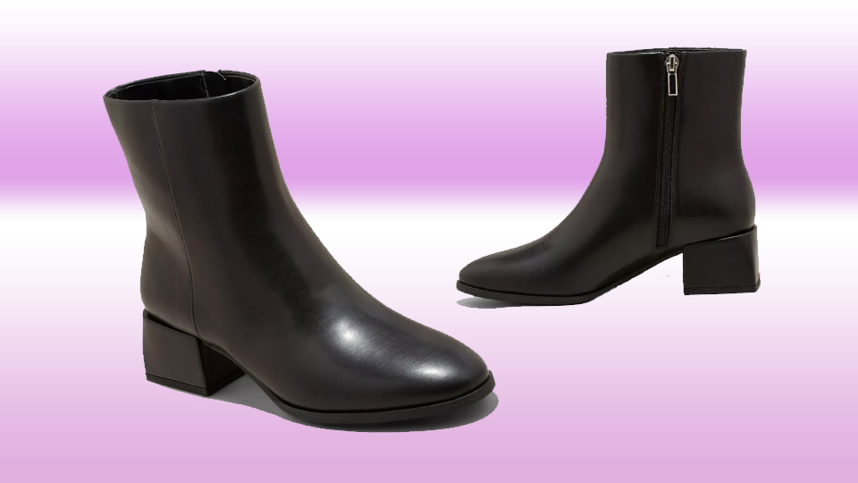 Women's Emmy Dress Boots - A New Day™ Black