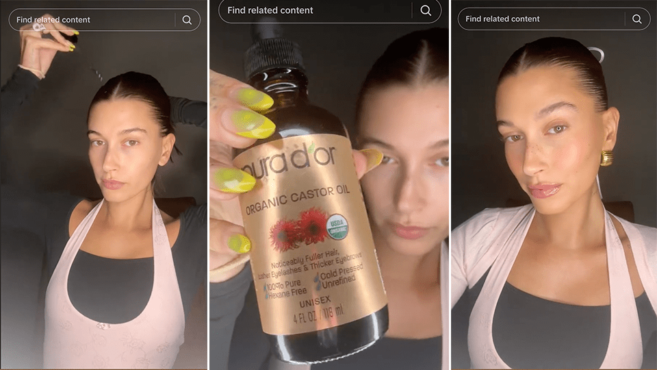 PURA D'OR Organic Castor Oil Hailey Bieber TikTok