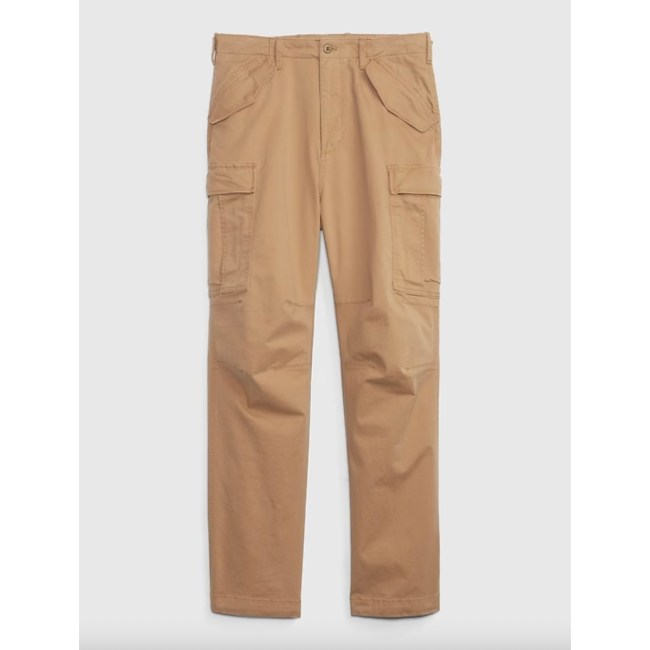 Relaxed Utility Cargo Pants with Washwell
