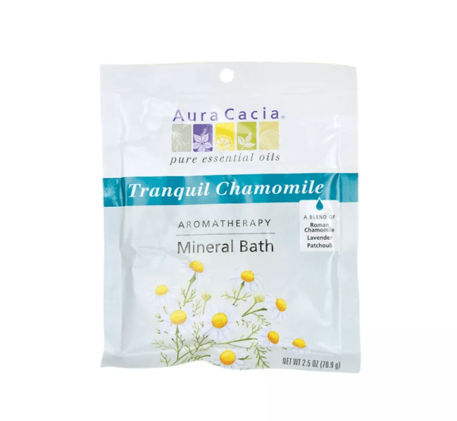 Aura Cacia Tranquil Chamomile Aromatherapy Mineral Bath