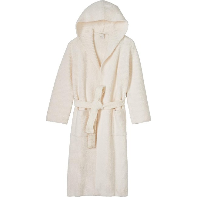 Barefoot Dreams CozyChic Ribbed Hooded Robe
