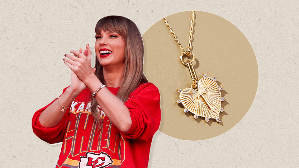 Taylor Swift Foundrae Pendant Dupe