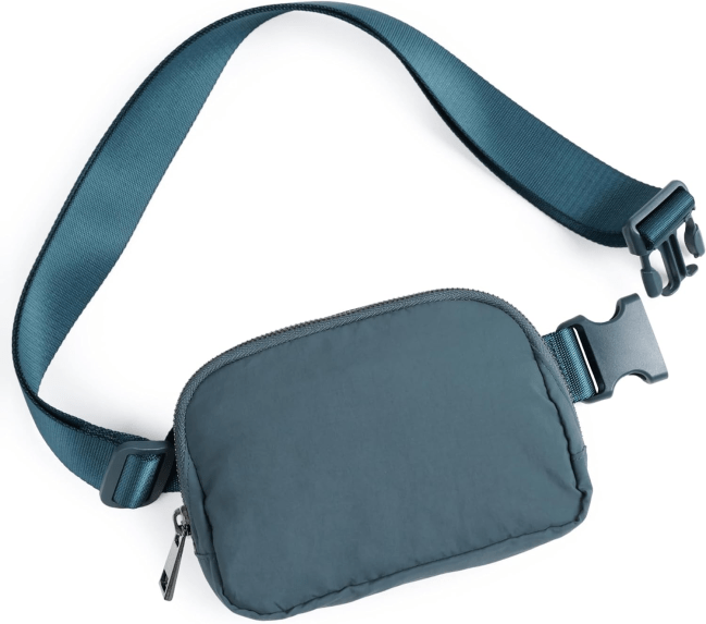 ODODOS Unisex Mini Belt Bag in blue