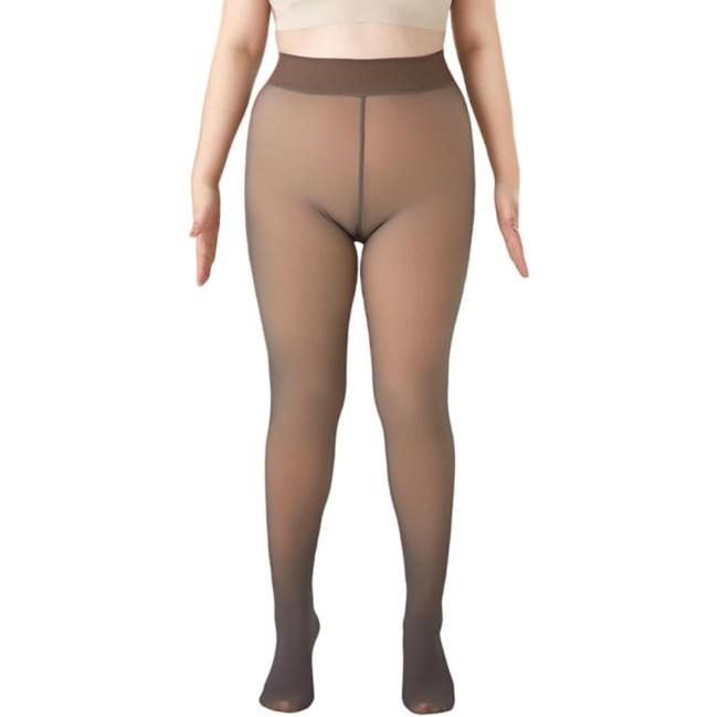 The Best Fleece-Lined Tights to Buy On Amazon: Aobiono Women Fleece Lined Tights
