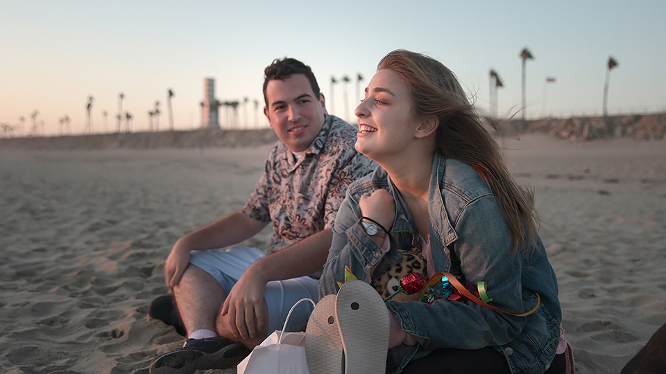 Abbey and David in Love On The Spectrum