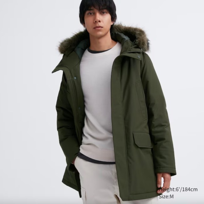 Uniqlo Ultra Warm Hybrid Down Coat