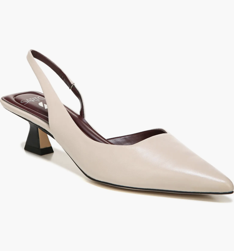 SARTO by Franco Sarto Devin Kitten Heel Slingback Pump