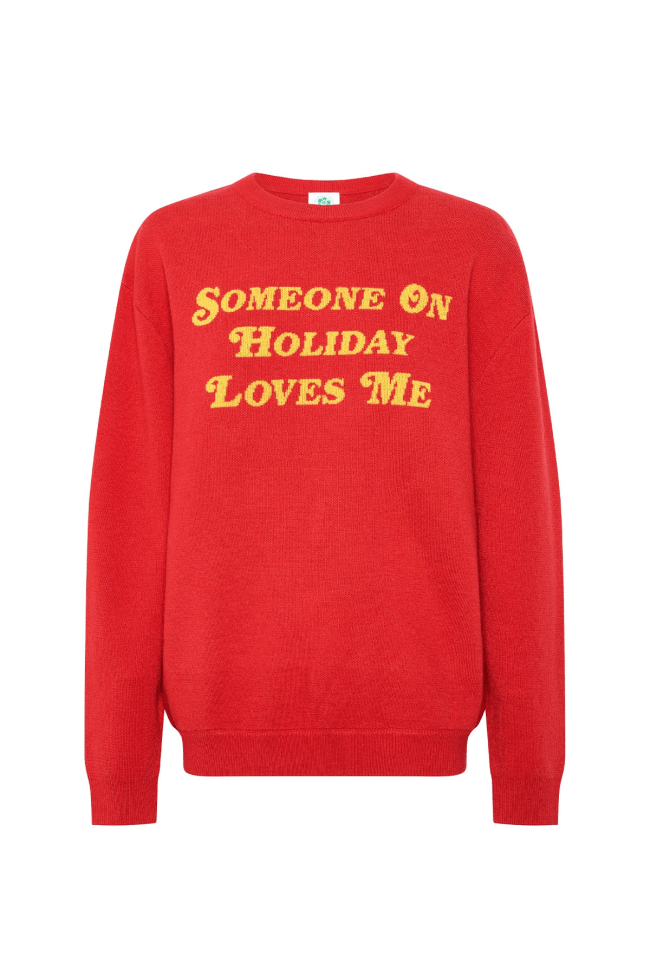 Emma Mulholland on Holiday Someone on Holiday Unisex Sweater