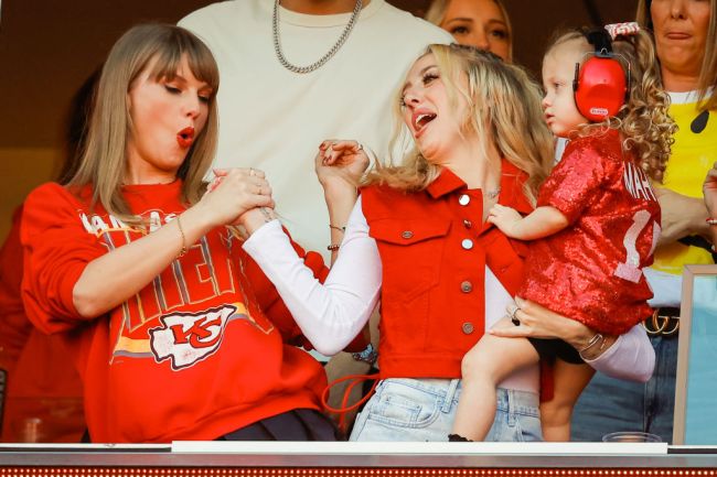 Taylor Swift and Brittany Mahomes at Chiefs vs. Chargers