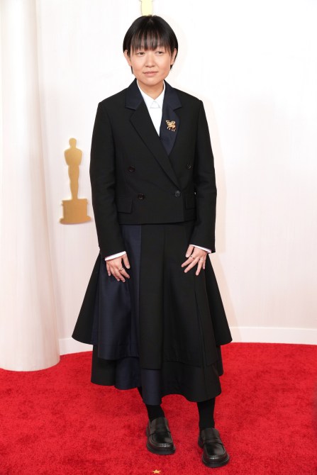 Celine Song attends the 96th Annual Academy Awards on March 10, 2024 in Hollywood, California.