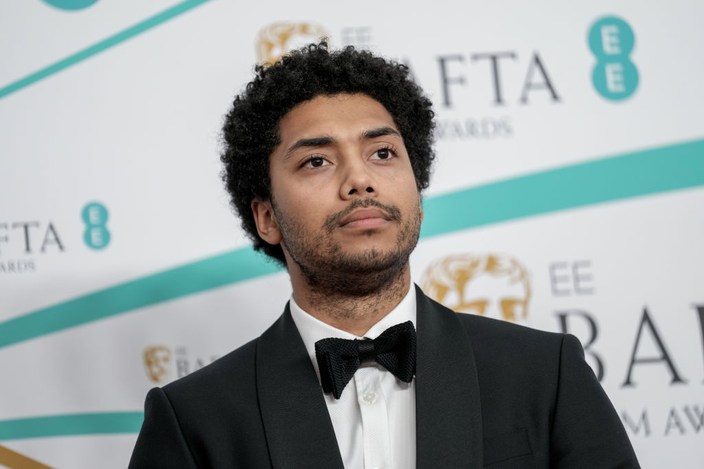 Chance Perdomo attends the EE BAFTA Film Awards 2023 at The Royal Festival Hall on February 19, 2023 in London, England.