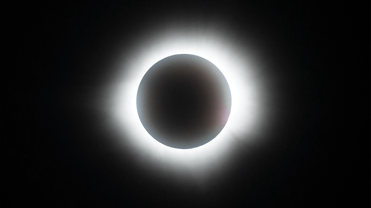 Solar eclipse totality in Mexico.