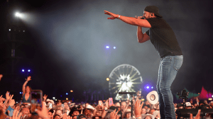 Luke Bryan performs onstage during Day 1 of the 2023 Stagecoach Festival on April 28, 2023 in Indio, California.