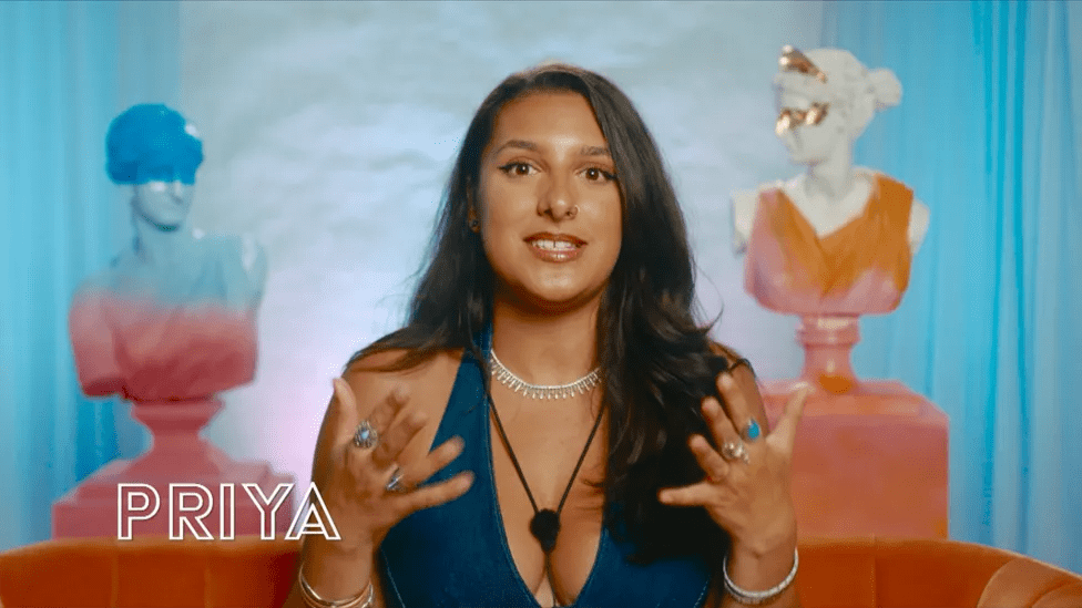 Priya on I Kissed a Girl on BBC Three.