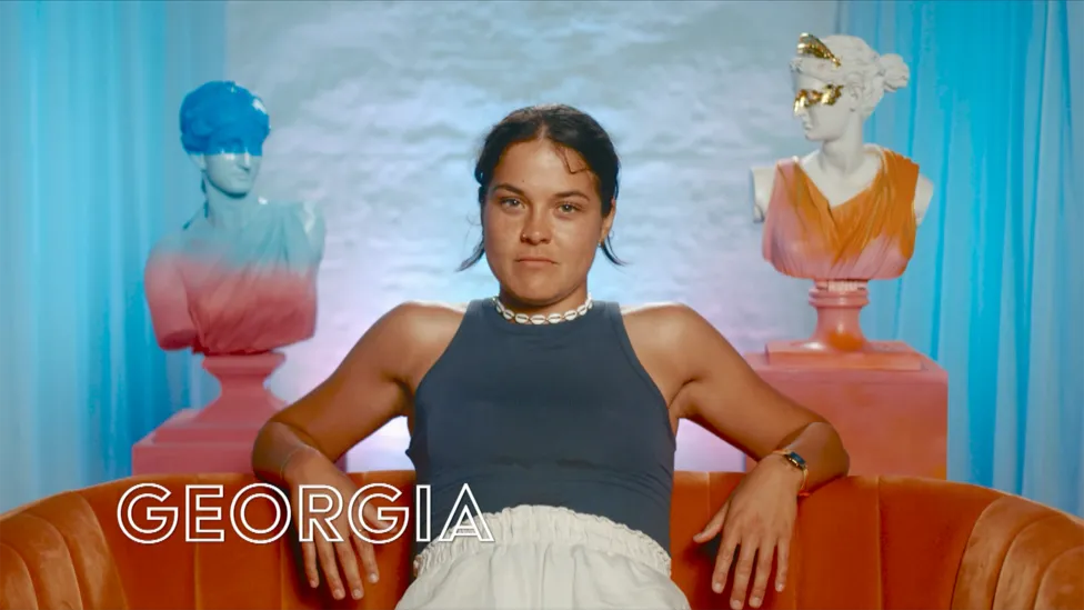 Georgia on I Kissed a Girl on BBC Three.