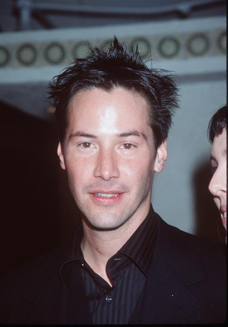 374781 01: 03/24/99. Westwood, CA. Keanu Reeves arrives at the world premiere showing of the new film "The Matrix" at the Mann's Village Theatre.