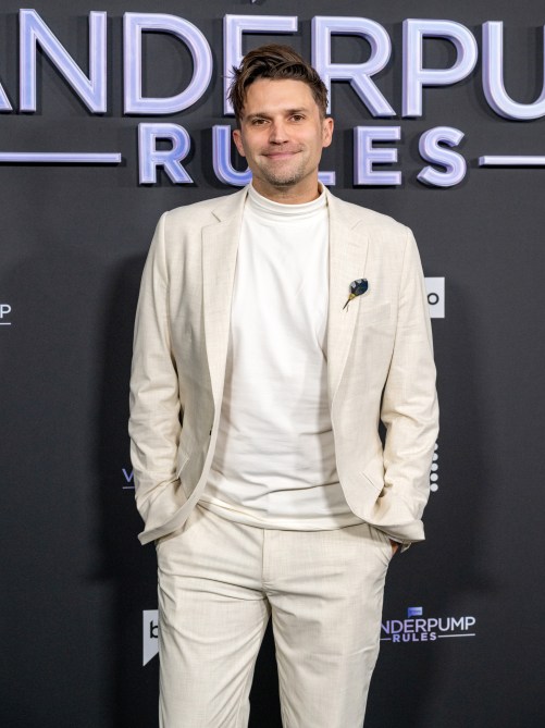 LOS ANGELES, CALIFORNIA - JANUARY 17: Tom Schwartz attends the premiere party for Season 11 of Bravo's "Vanderpump Rules" at the Hollywood Palladium on January 17, 2024 in Los Angeles, California.