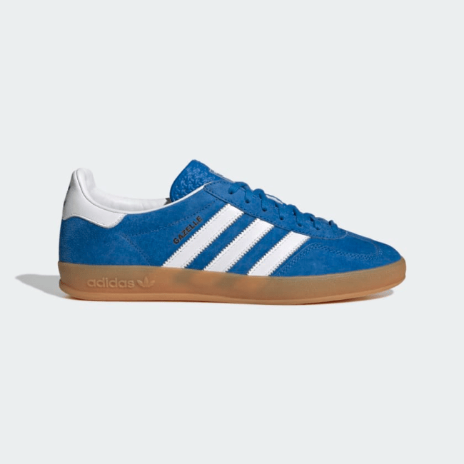 Adidas Originals Gazelle Sneaker in bright blue.