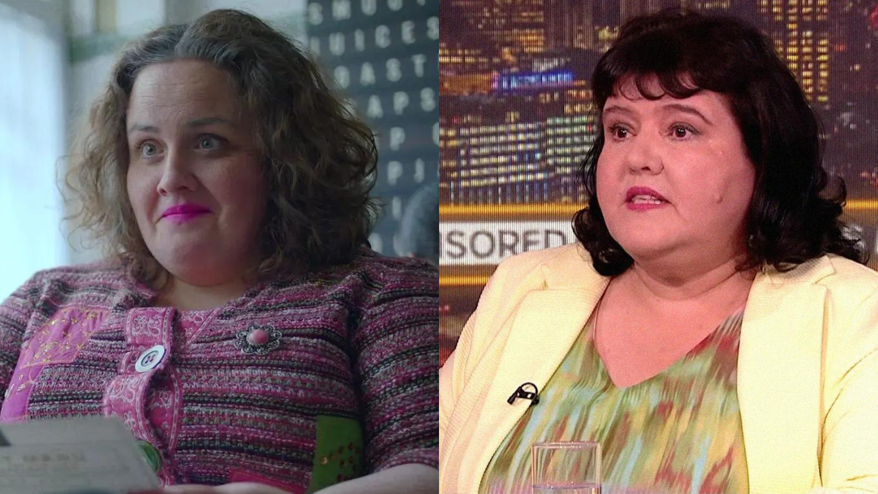 Martha in Baby Reindeer played by Jessica Gunning; the real Martha is Fiona Harvey