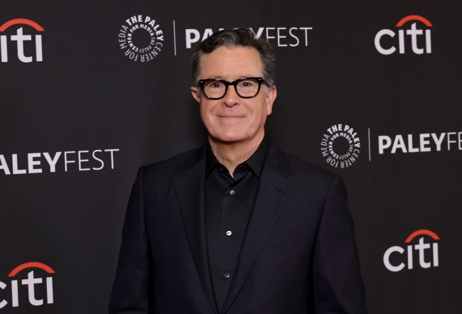 Stephen Colbert arrives at Paley Fest LA 2024 - "The Late Show With Stephen Colbert" at the Dolby Theatre on April 21, 2024 in Hollywood, California.