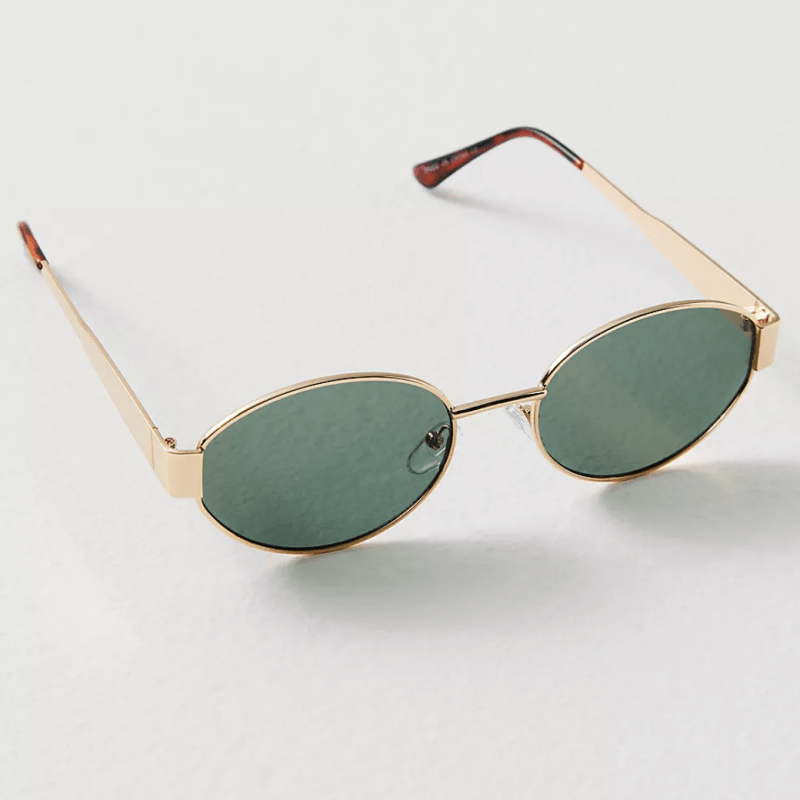 Free People Round Sunglasses Metal Frame 