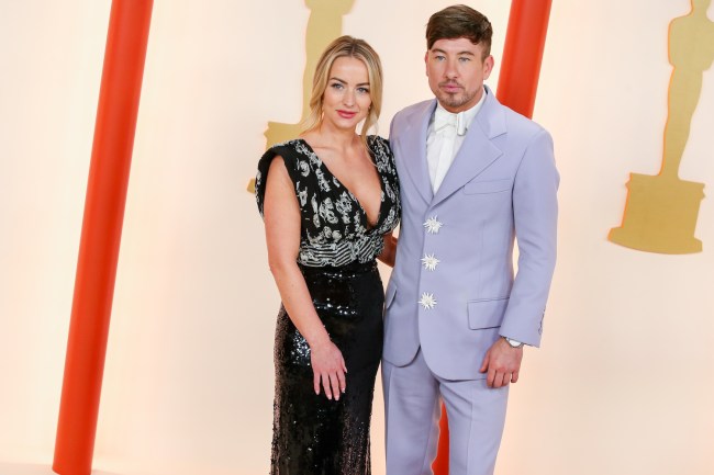 Alyson Kierans and Barry Keoghan at the 95th Annual Academy Awards held at Ovation Hollywood on March 12, 2023 in Los Angeles, California. 