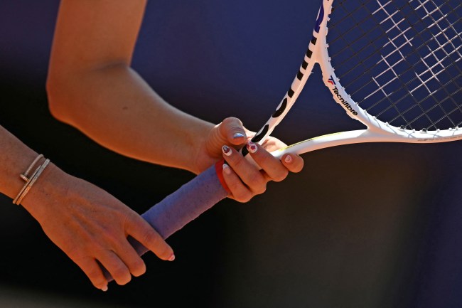 danielle collins olympic nails