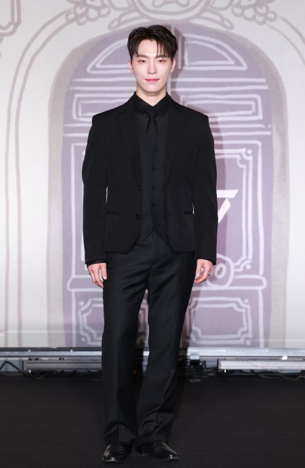 Dino of SEVENTEEN attends SEVENTEEN Best Album '17 Is Right Here' Press Conference at Conrad Seoul in Yeongdeungpo-gu on April 29, 2024 in Seoul, South Korea. (Photo by The Chosunilbo