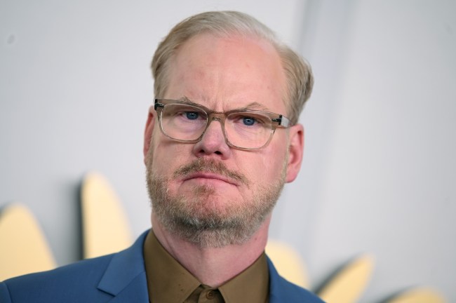 Jim Gaffigan at the Disney 2024 upfront presentation held at North Javits Center on May 14, 2024 in New York City.