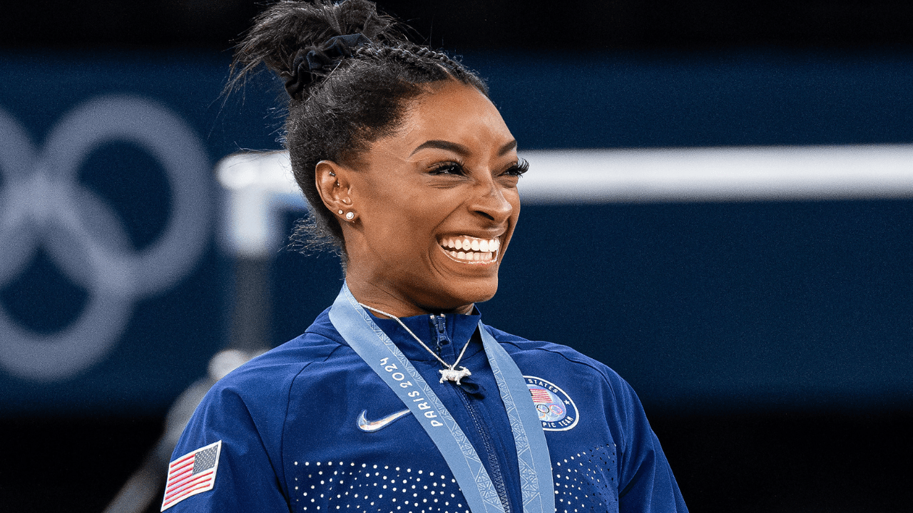 Simone Biles at the Paris Olympics