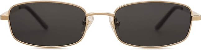 SOJOS Small Y2k Narrow Rectangle Sunglasses