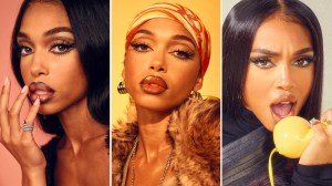 A triptych of Lori Harvey, photographed by StyleCaster