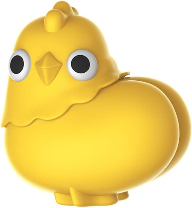 A chick-shaped sex toy