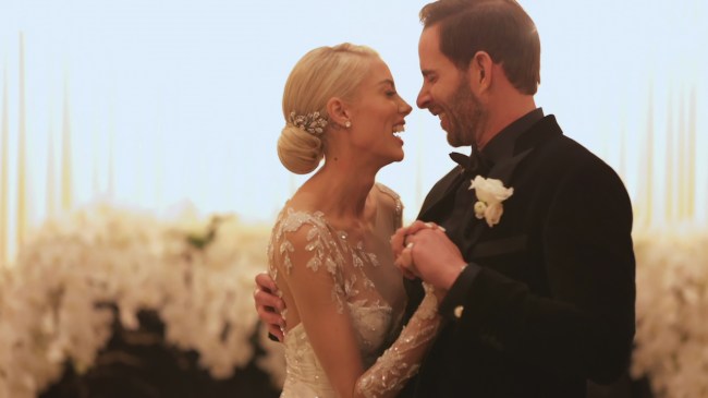 Selling Sunset: Season 5. (L-R) Heather Rae Young and  Tarek El Moussa in episode 10 of Selling Sunset: Season 5.