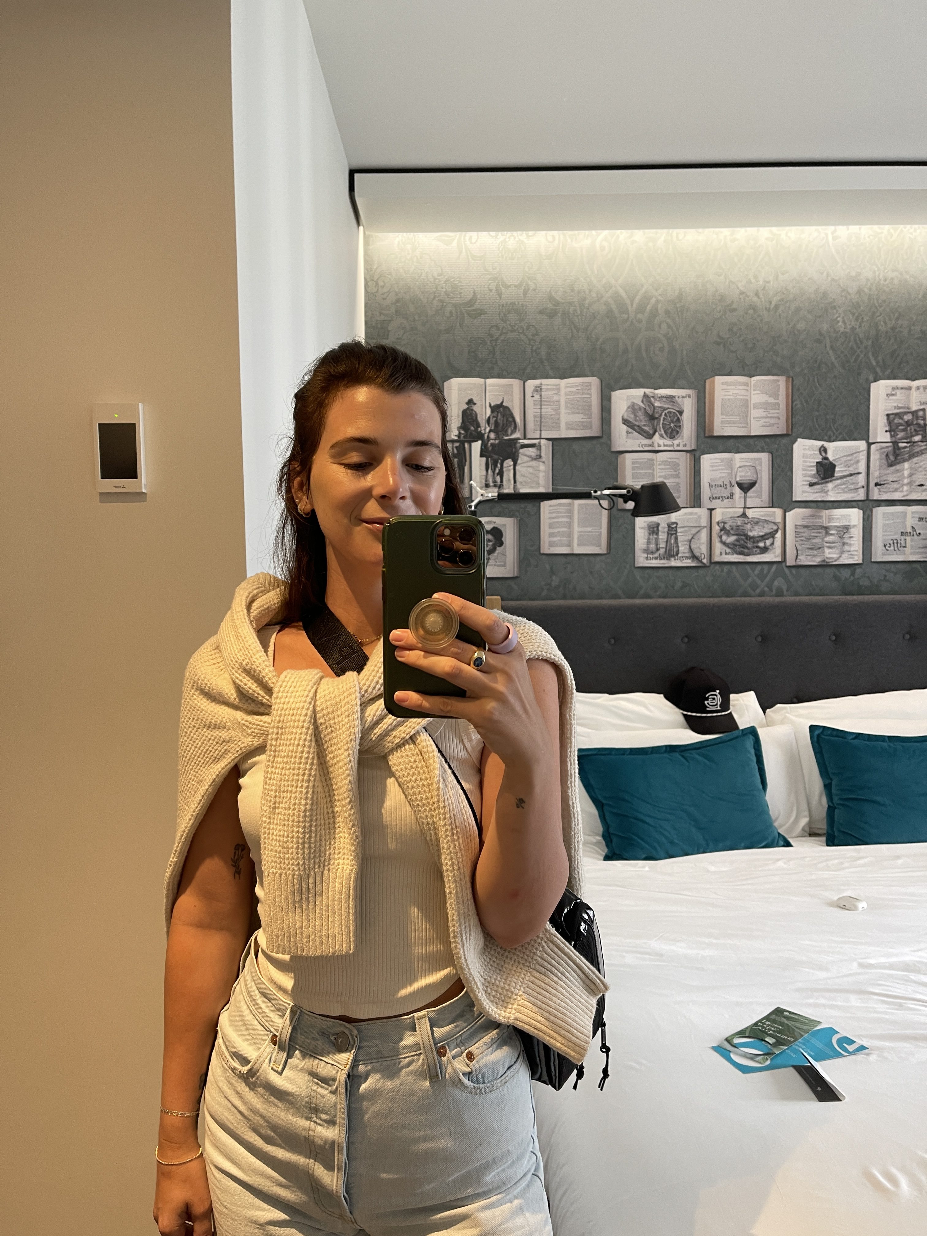 Madewell The Tailored Crop Tank in Sleekhold