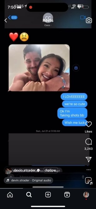 Devin Texts The Bachelorette