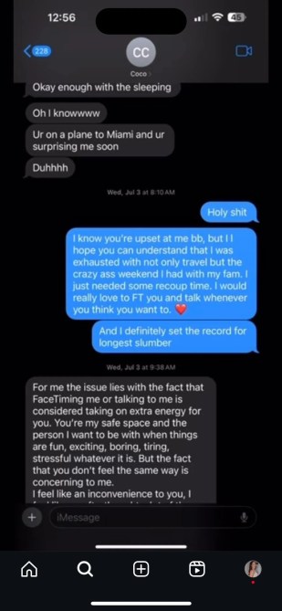 Devin Texts The Bachelorette