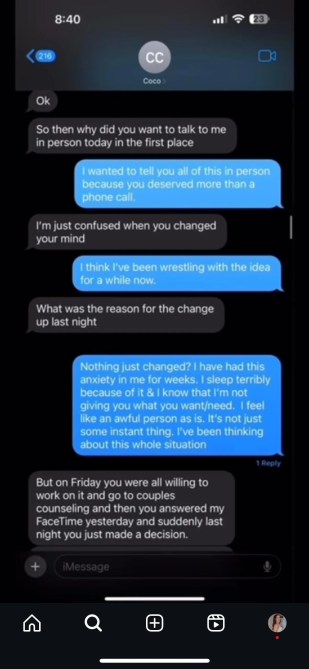 devin text the bachelorette