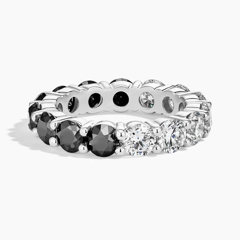 27 Black Wedding Rings Perfect for October Brides