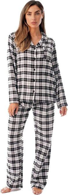 Just Love Long Sleeve Flannel Pajama Set