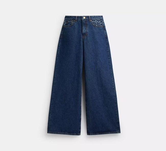 Coach Baggy Denim Pants