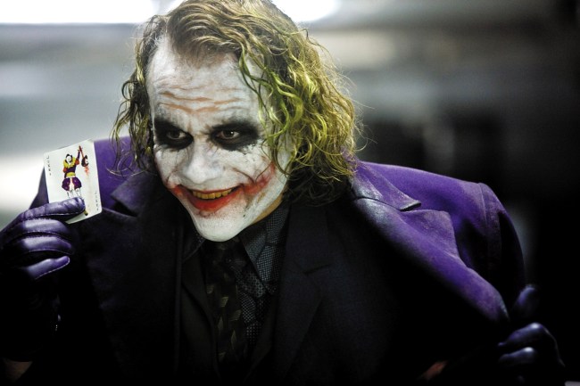 THE DARK KNIGHT, Heath Ledger as The Joker, 2008.