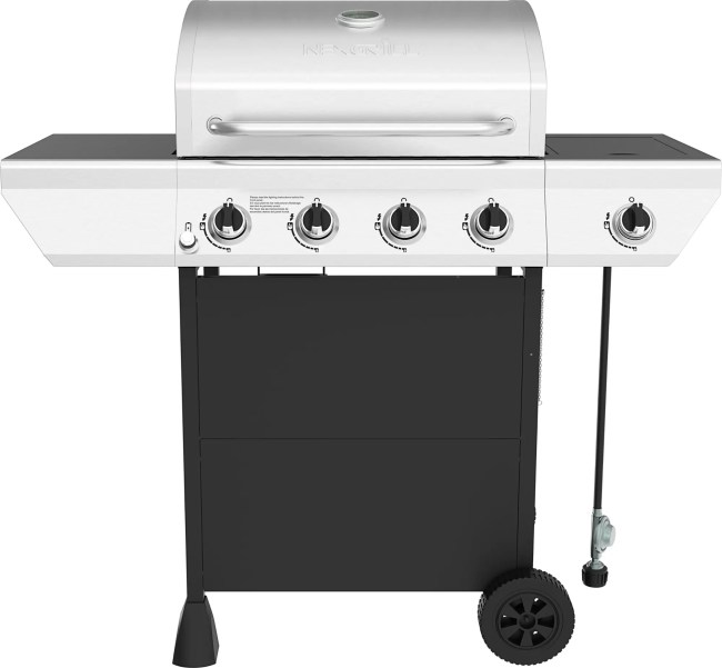 Nexgrill - 4 Burner + Side Burner Cart Gas Grill