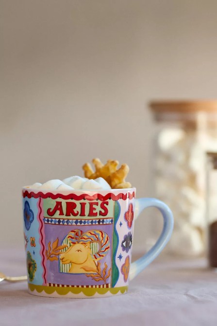 Eleanor Bowmer Stoneware Zodiac Mug