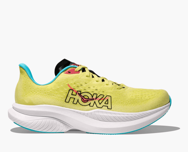 Hoka Mach 6 in yellow