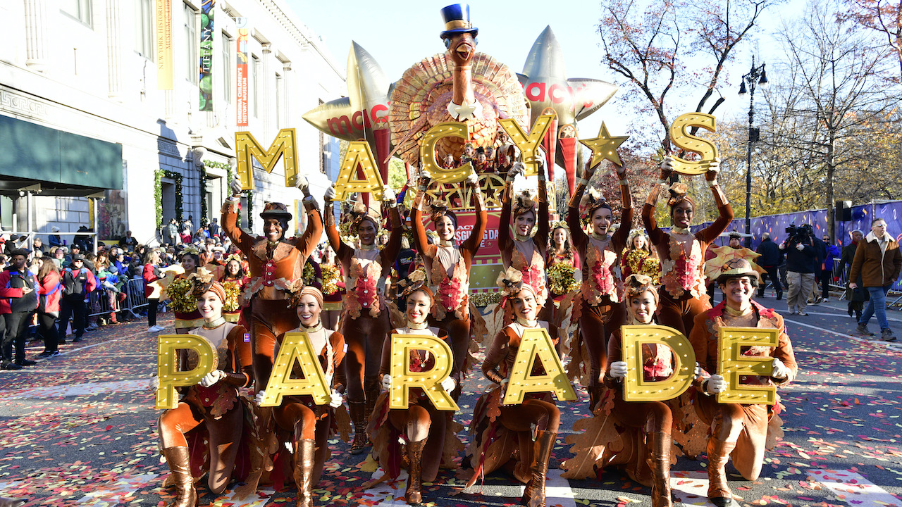 Tom Turkey by
Macy's appears during 97th Macy's Thanksgiving Day Parade on November 23, 2023 in New York City. Tom Turkey, the longest running title float in the Parade, is also the only self-propelled float.