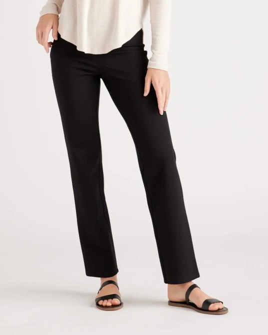 Ultra-Stretch Ponte Straight Leg Pants
