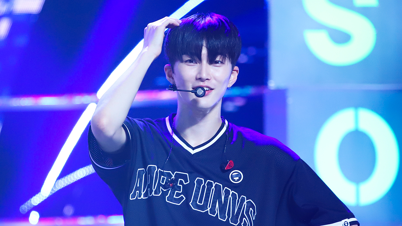 GOYANG, SOUTH KOREA - September 20: Seunghan of RIIZE is performing during MBC music program 'Show Champion' at MBC Dream Center on September 20, 2023 in Goyang, South Korea.