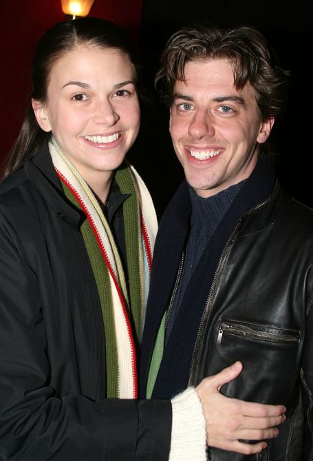 Sutton Foster and Christian Borle during Dreamgirls New York Premiere - Inside Arrivals at The Ziegfeld Theater in New York, NY, United States.